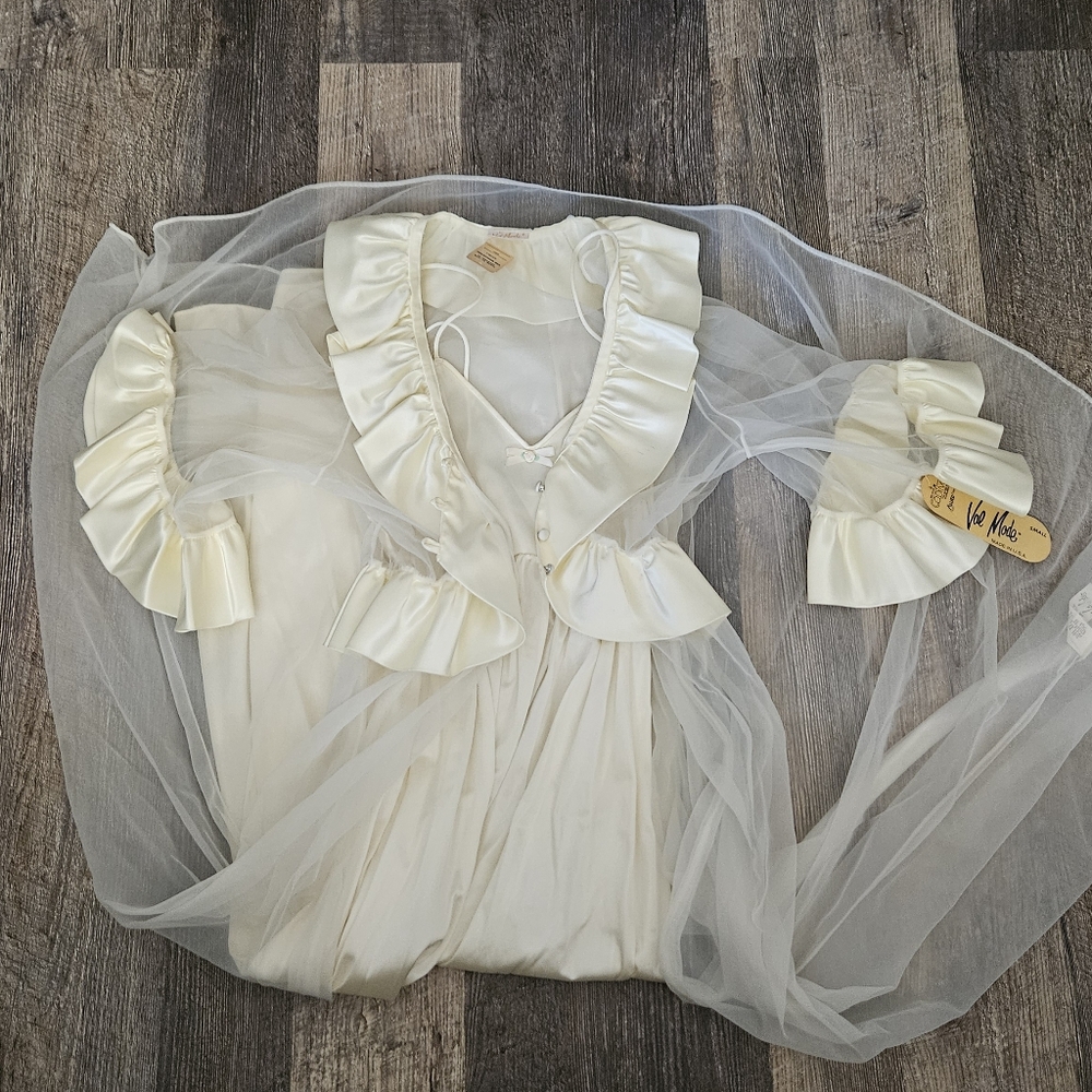 Val mode vintage nightgown - Picture 3 of 13